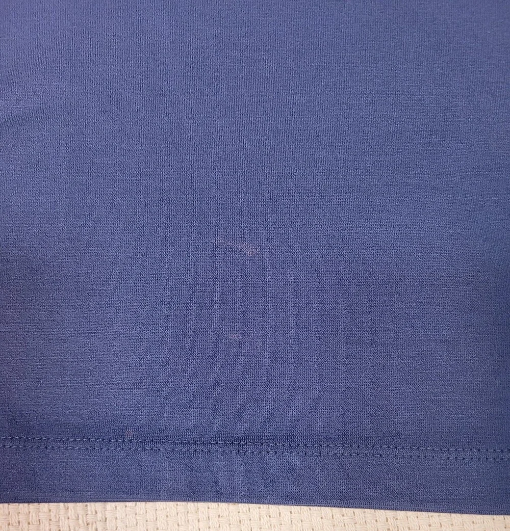 Banana Republic Polo Shirt Mens Large Blue Short Sleeve Soft Stretch Casual Top
